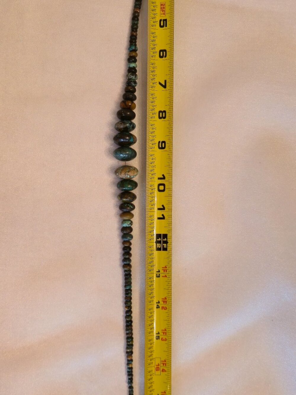 DTR Jay King 925 Vintage Desert Rose Azure Peaks Turquoise Necklace - Picture 7 of 8